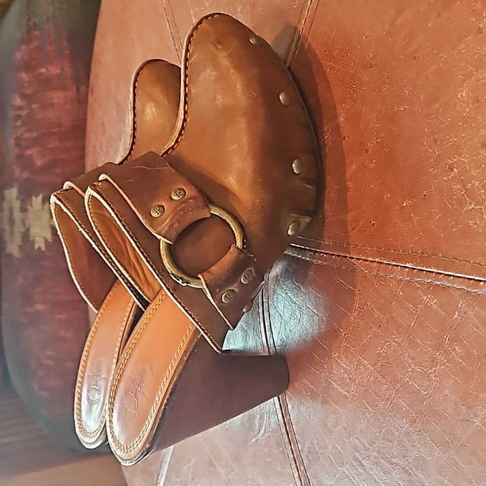 Frye "Reese Rine Mule" clogs - Picture 6 of 15